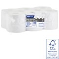 MERIDA CLASSIC roll toilet paper, white, 1 -ply, 19 cm diameter, recycled paper, 220 m (12 rolls / pack.)